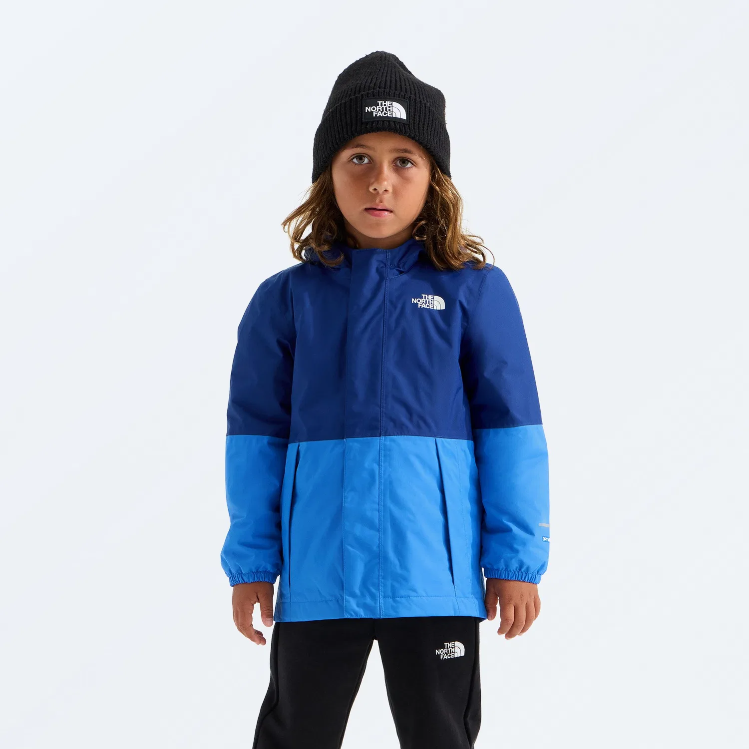 Детская утепленная куртка от дождя с капюшоном Antora The North Face, Bold Blue/Active Blue