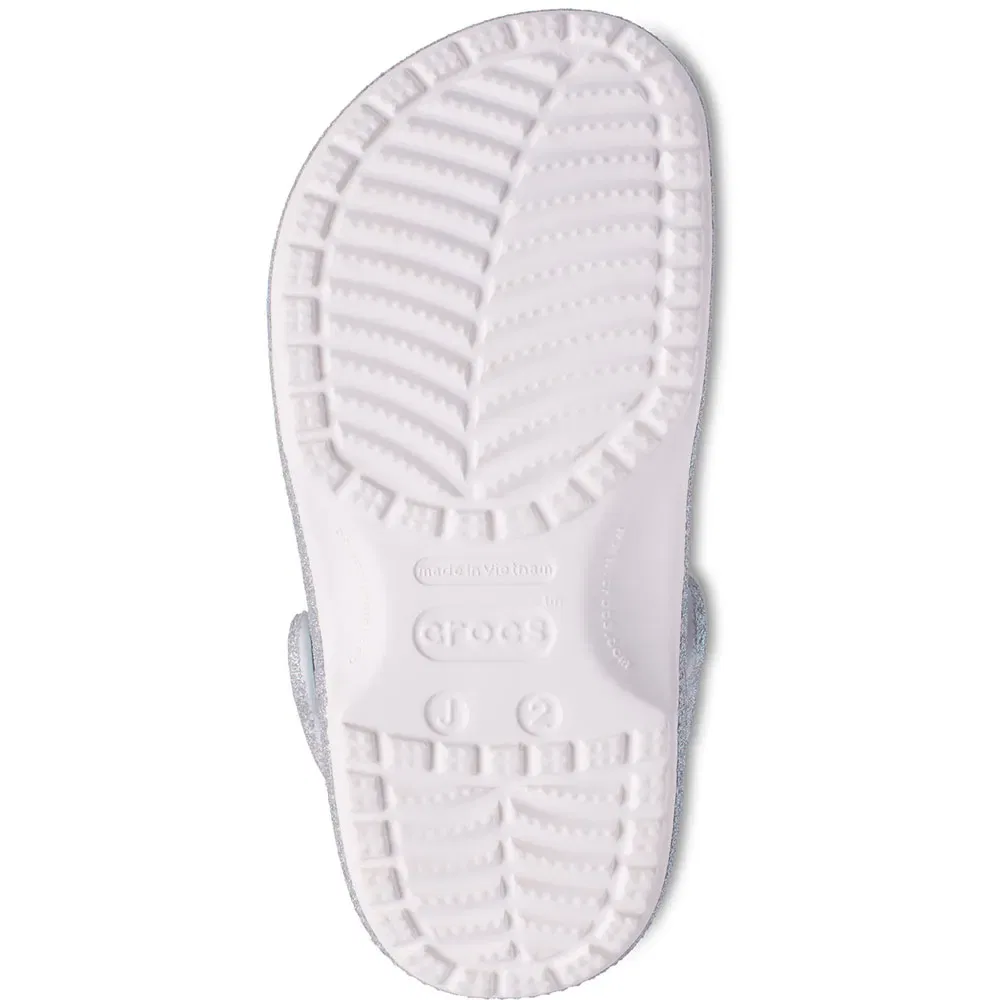 Комбинезон Crocs Classic Iridescent Glitter T, серый — фото 2