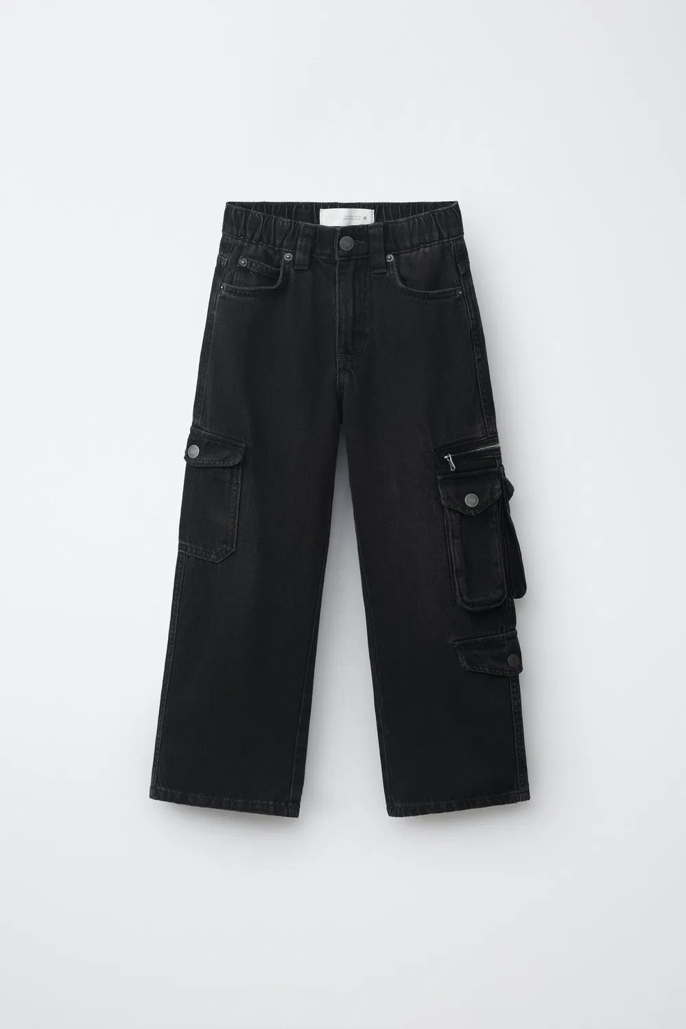Джинсы-карго для нескольких видов транспорта ZARA, Black