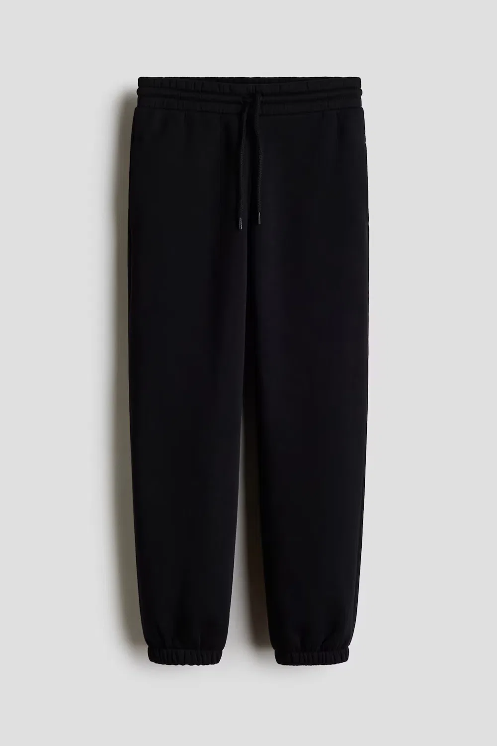 Спортивные брюки из ткани для толстовок H&M, Schwarz
