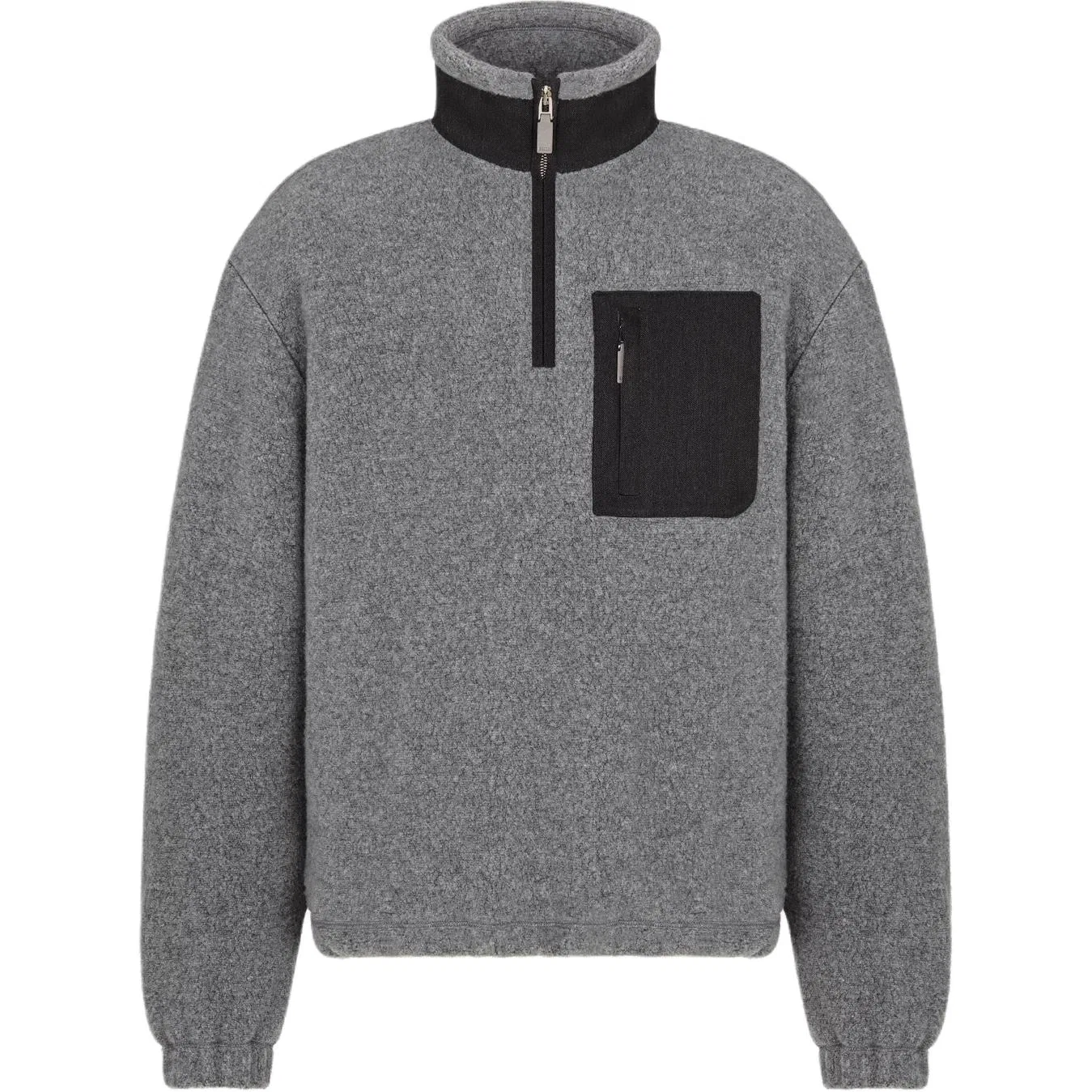 Мужское флисовое худи с длинным рукавом DIOR, Gray