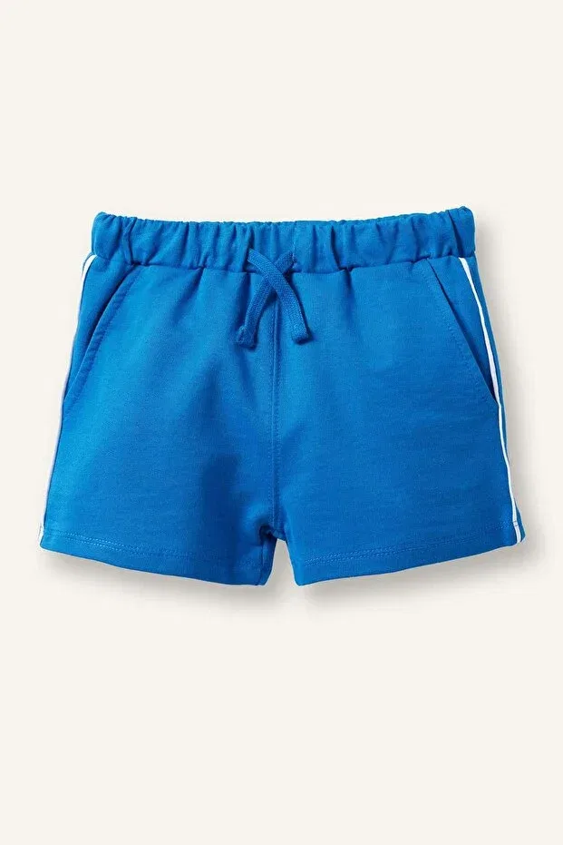 Детские шорты для мальчиков хлопковые Regular fit Defacto, Blue-Be18