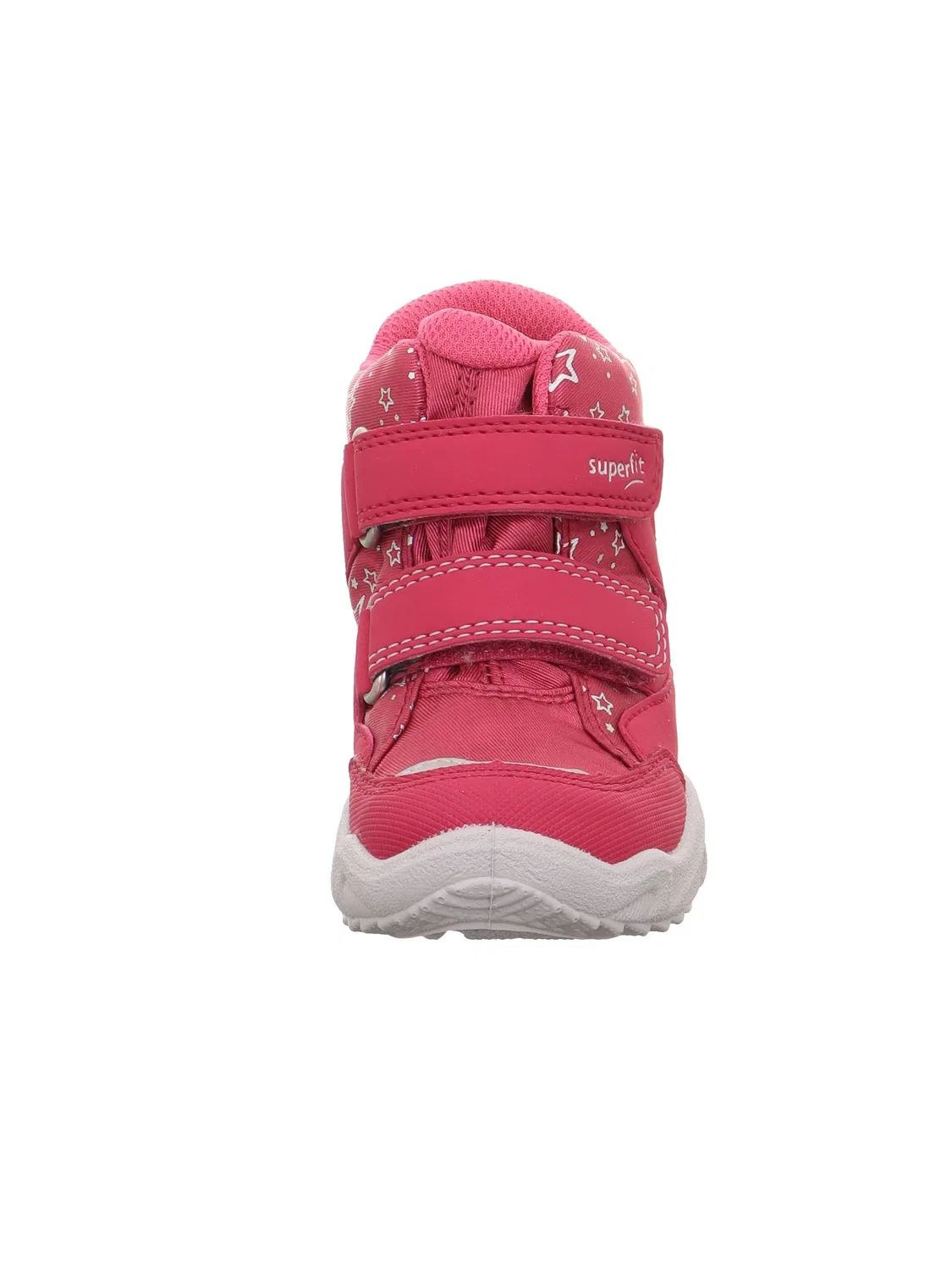 Детские снежные ботинки для девочек на липучке Glacier Superfit, Red Pink 5500 — фото 2