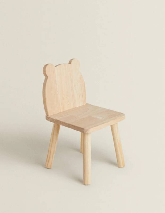 Стул детский Zara Home Bear Wooden, деревянный — фото 2