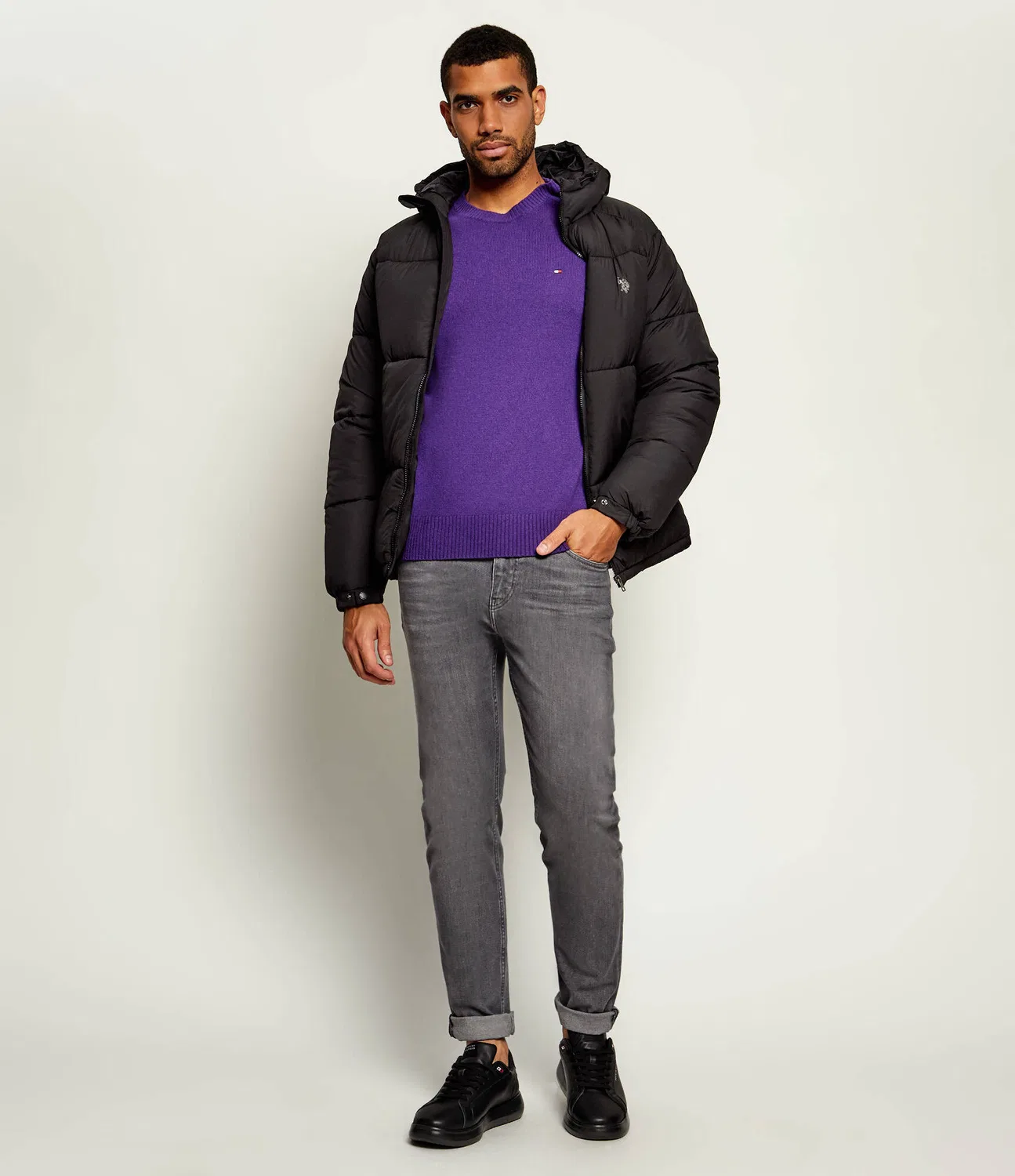 Свитер из шерсти Tommy Hilfiger, Viola — фото 2