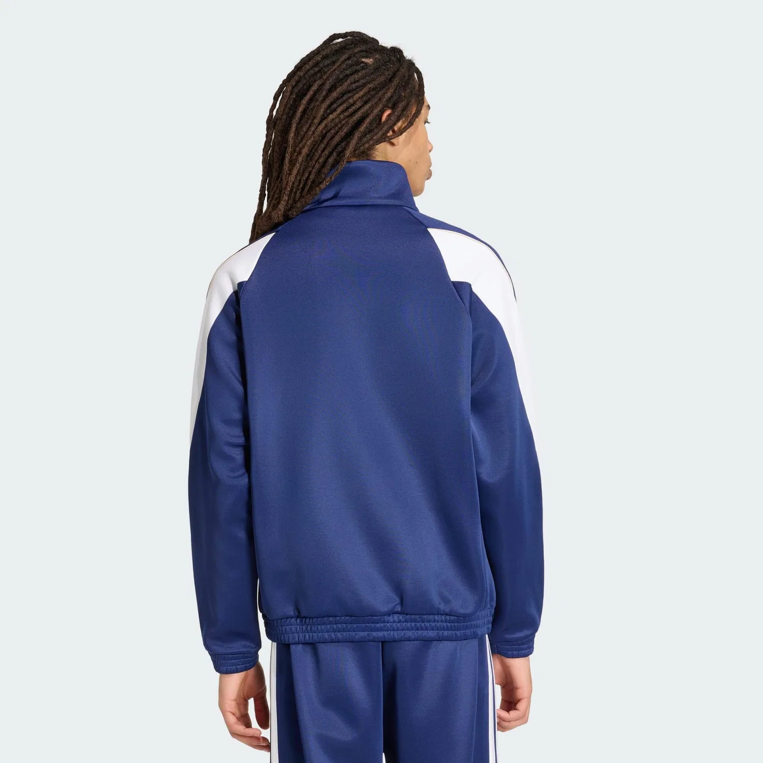 Мужская спортивная куртка с застежкой-молнией Stadium Adidas, Dark Blue — фото 3