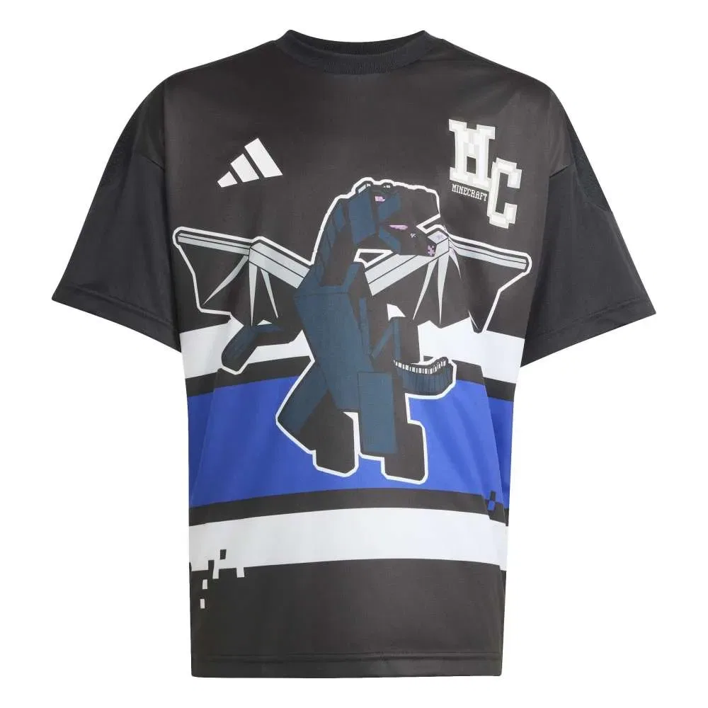 Футболка с коротким рукавом Minecraft Adidas, черный — фото 3