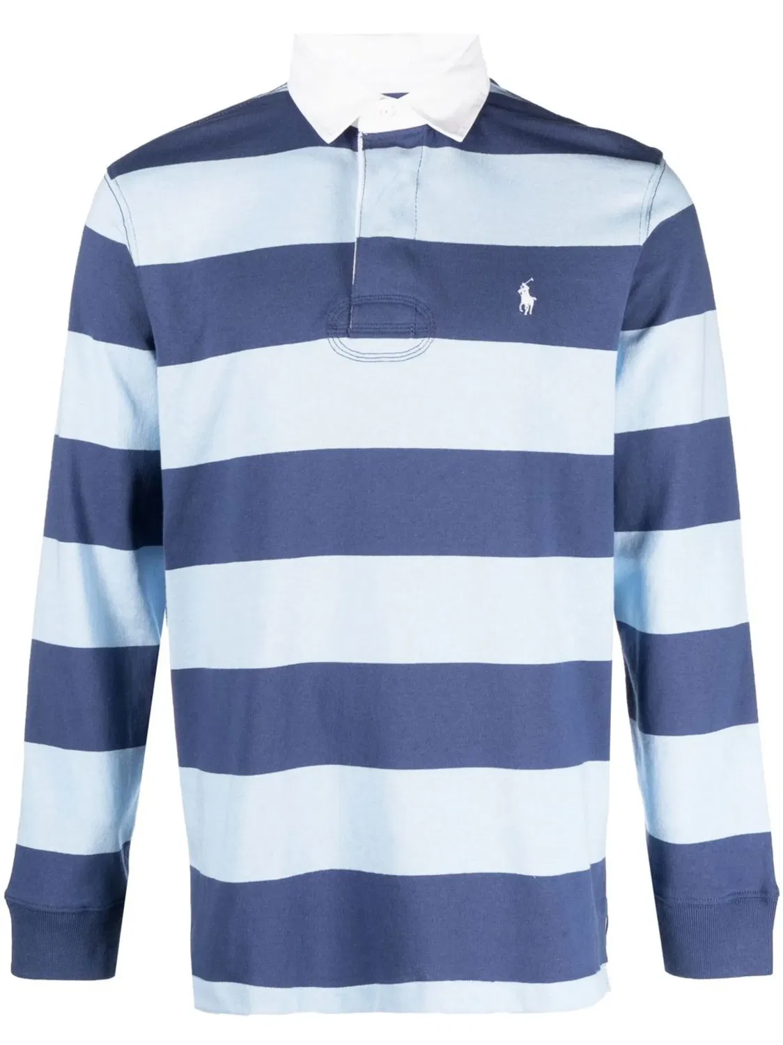 Рубашка-поло с вышитым логотипом, синяя Polo Ralph Lauren, синий