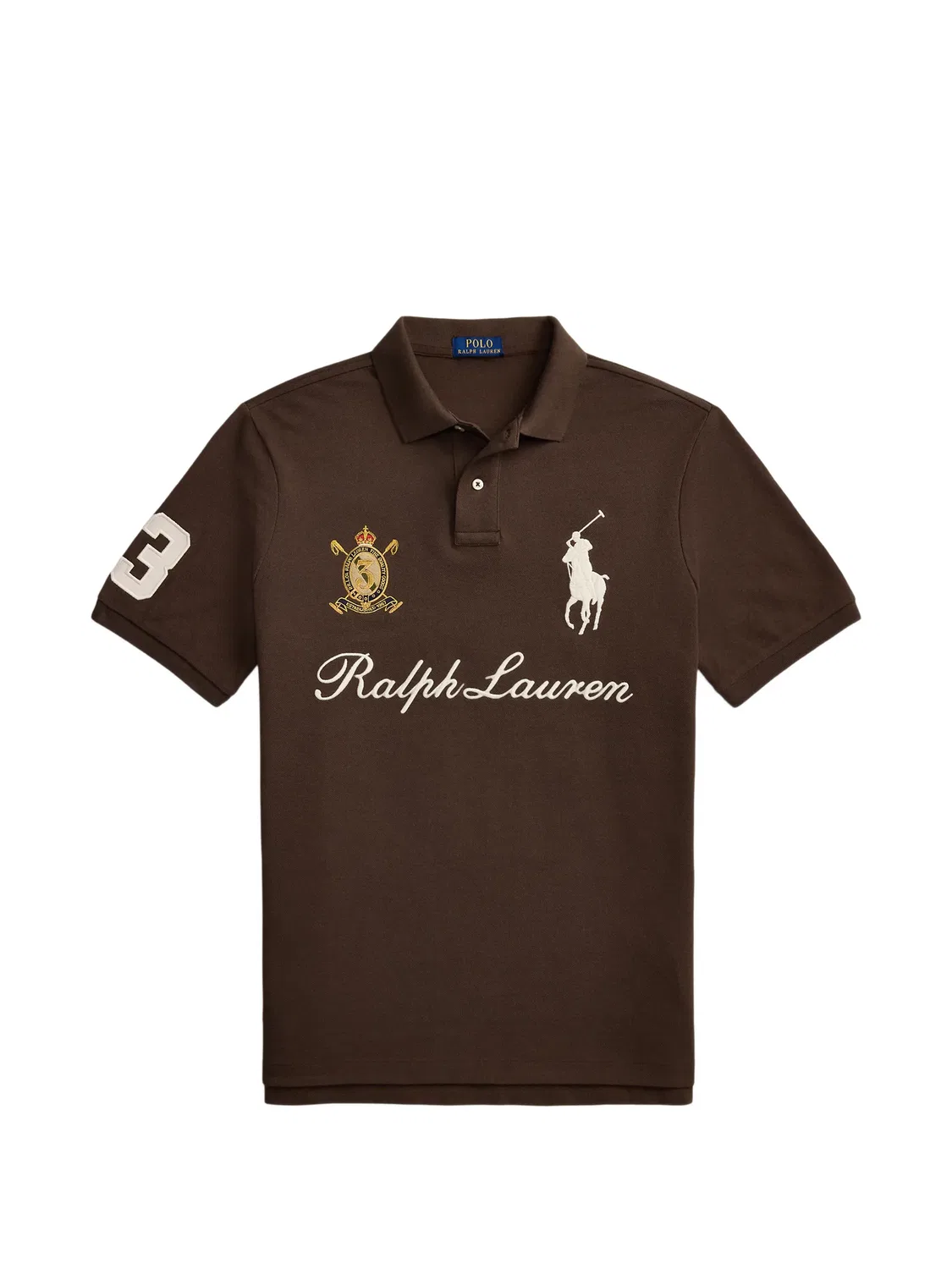 Поло Big Pony коричневое Polo Ralph Lauren, коричневый