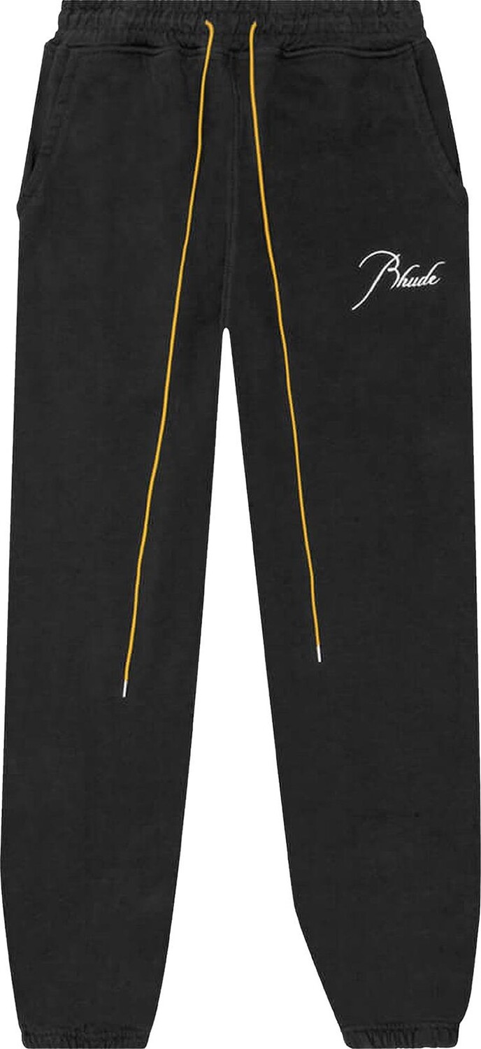 

Спортивные брюки Rhude Terry Sweatpant 'Vintage Black', черный