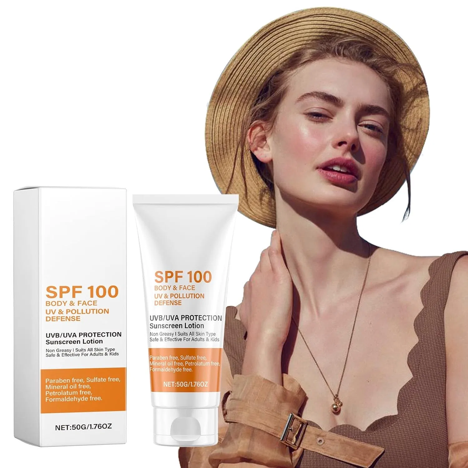 Солнцезащитный гель SPF 100, 50 г, 2 шт Generisch — фото 3