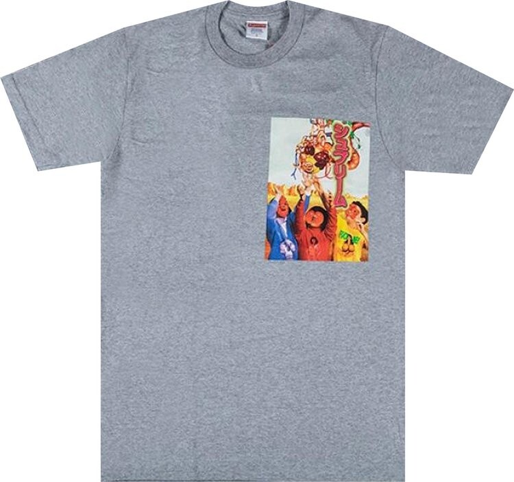 

Футболка Supreme Sekintani La Norihiro Tee 'Heather Grey', серый