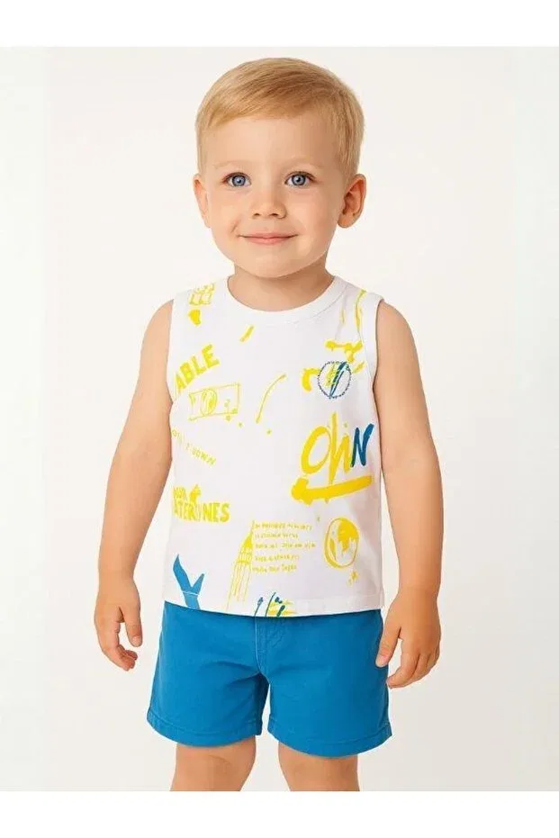 Детское для мальчиков футболка с принтом Zekids, White