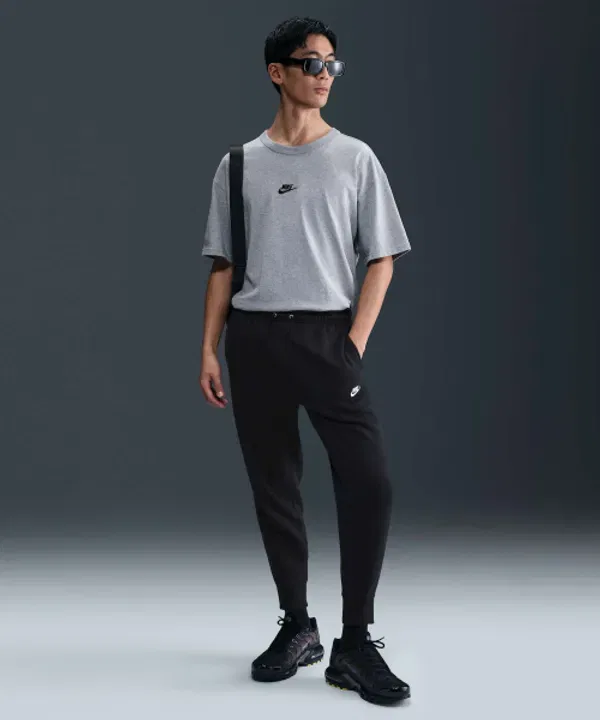 Тренировочные джоггеры Club Jogger M Nike, черно-белые