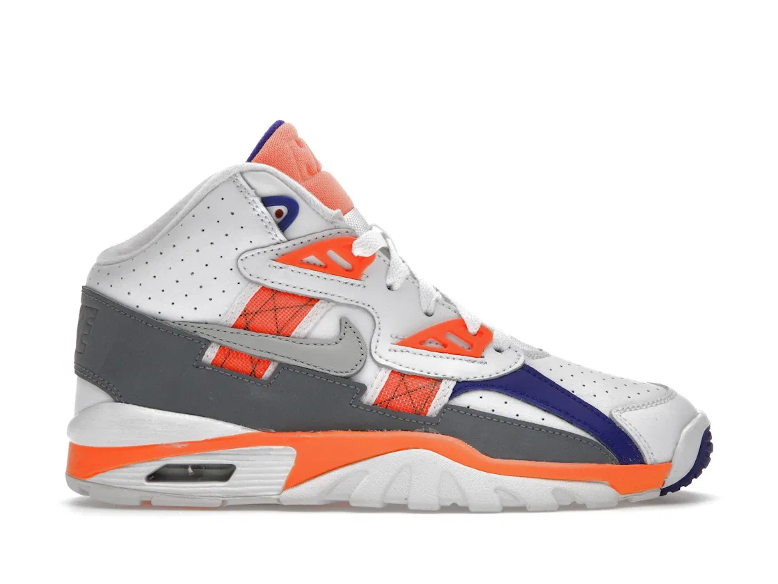 Детские кроссовки Lifestyle с дизайном Auburn Nike Air Trainer SC High, White/Tart/Cool Grey/Light Zen Grey