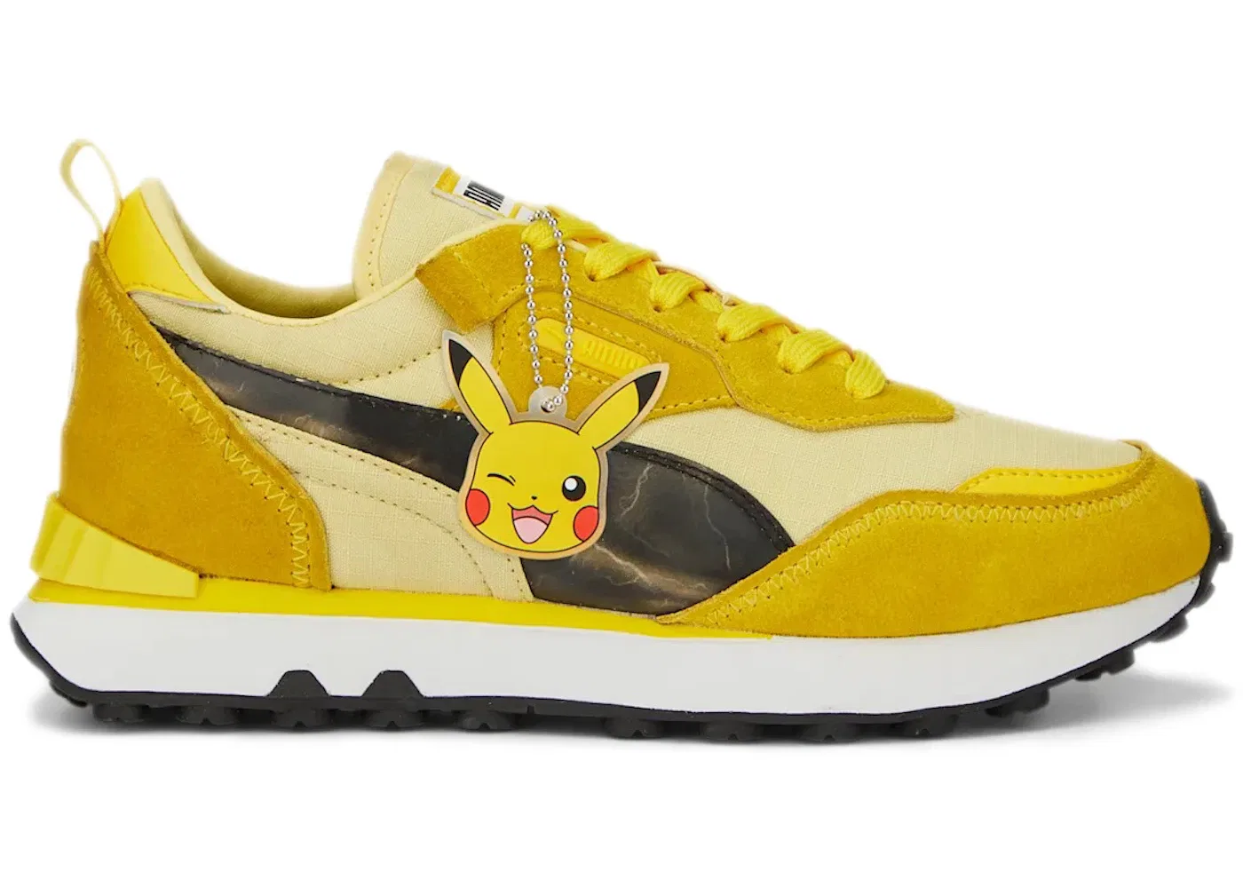 Детские кроссовки Lifestyle с принтом Pikachu Puma Rider FV Puma, Empire Yellow Pale Lemon