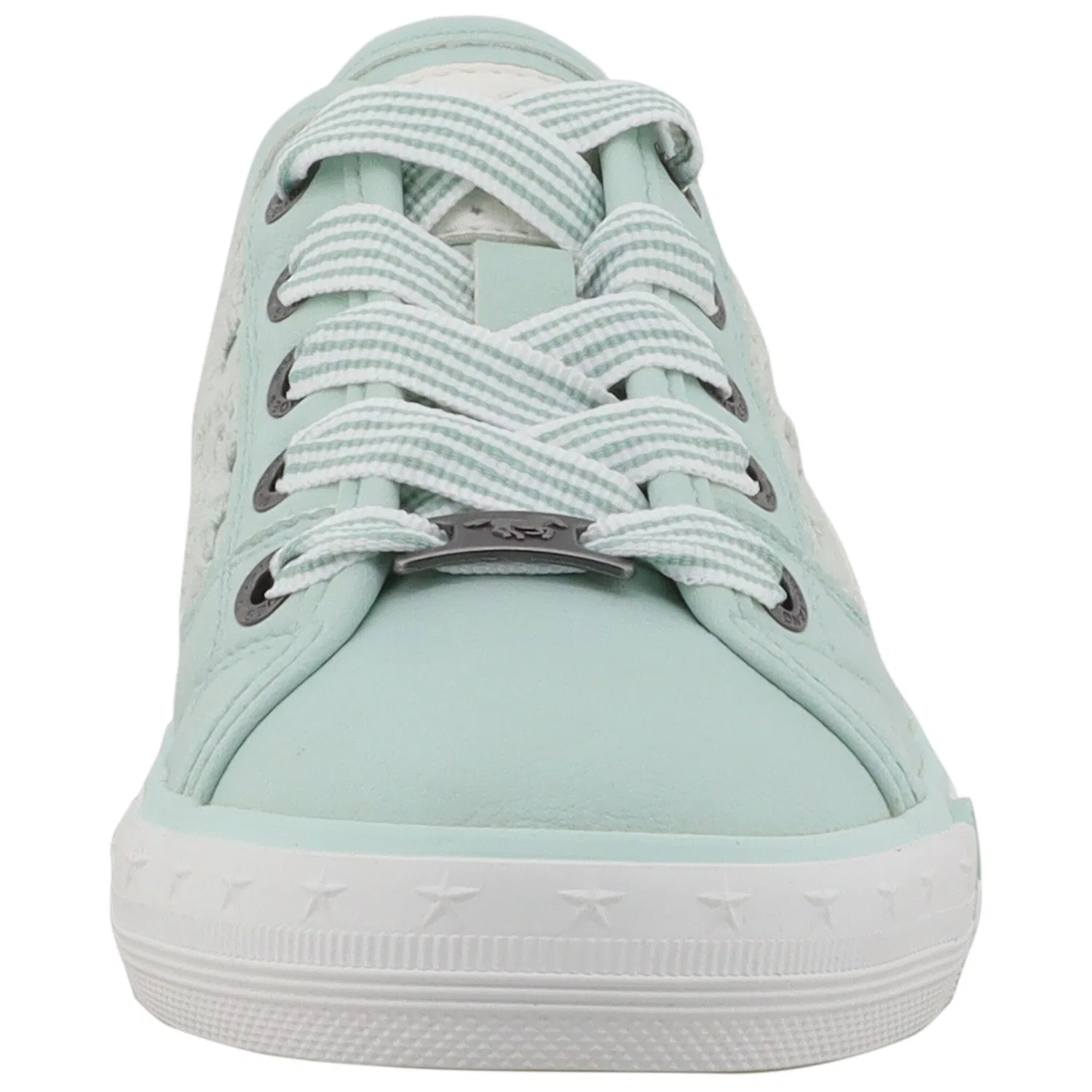 Детские кроссовки на шнуровке с логотипом Mustang Shoes, Mint — фото 3