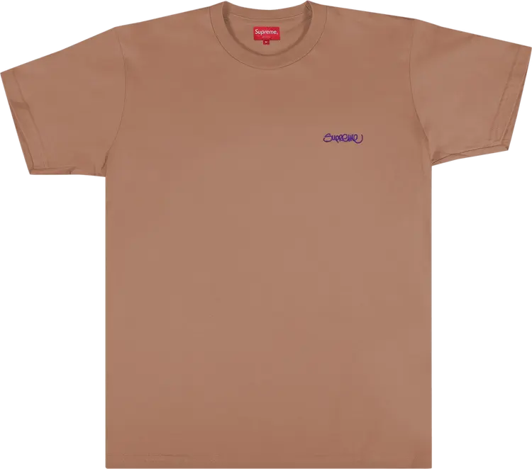 

Футболка Supreme Washed Handstyle Short-Sleeve Top 'Brown', коричневый