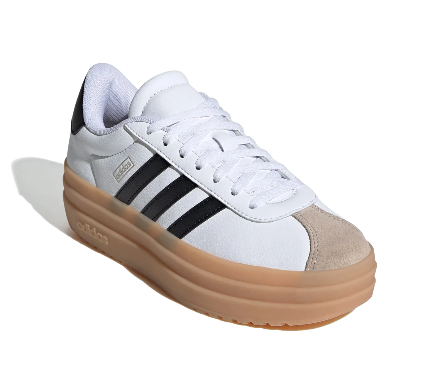 Детские кроссовки VL Court Bold Lifestyle Adidas, белый — фото 2