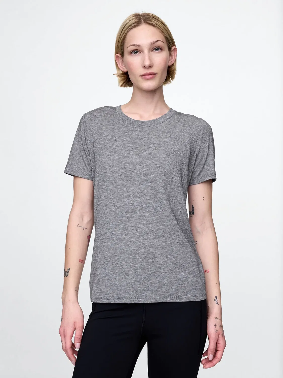 Футболка тренировочная Gap Breathe, серая