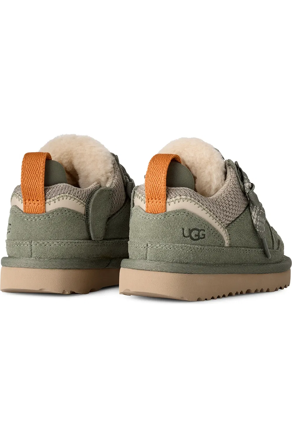 Детские кроссовки низкие из замши Lowmel UGG, Shaded Clover — фото 2