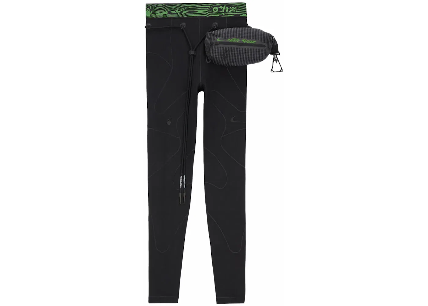 Женские леггинсы с принтом Nike x Off-White Leggings, Black