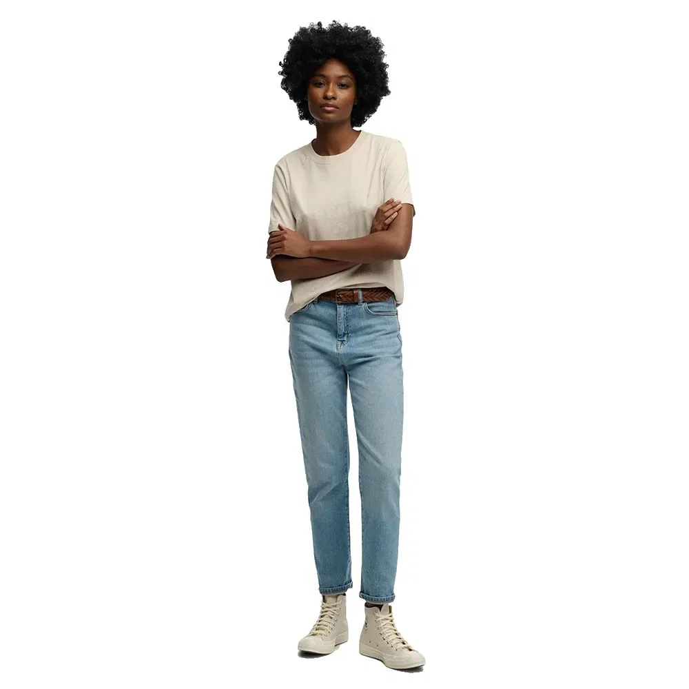 Футболка с коротким рукавом Superdry Luxe Casual Relaxed Fit, белый — фото 4