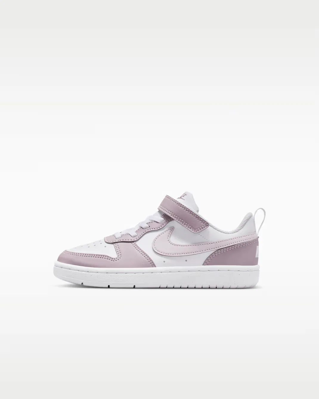 Детская обувь Nike Court Borough Low Recraft, White/Plum Fog/White/Venice