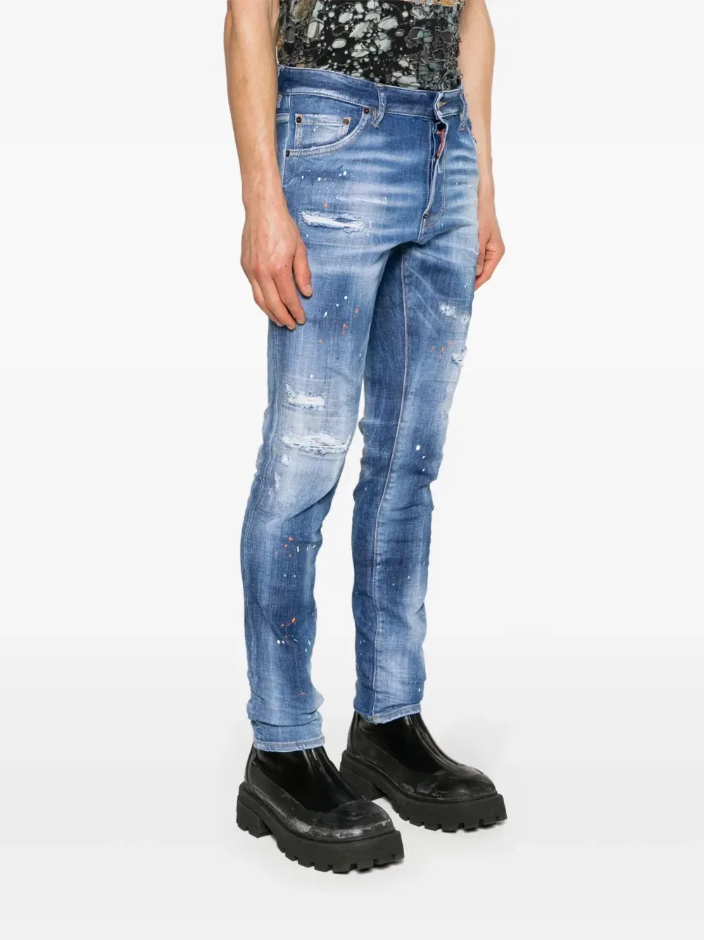 Джинсы скинни Cool Guy Dsquared2, синий — фото 3
