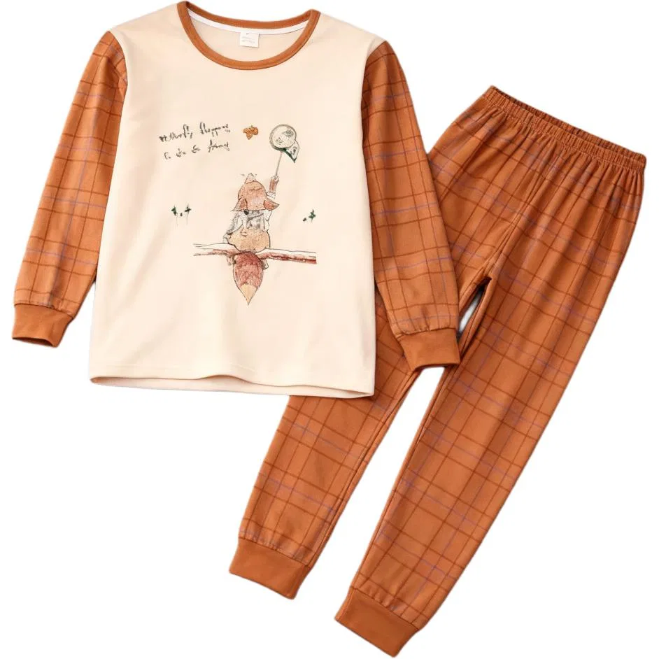 Детское термобелье Cotton Gene, Brown Plaid