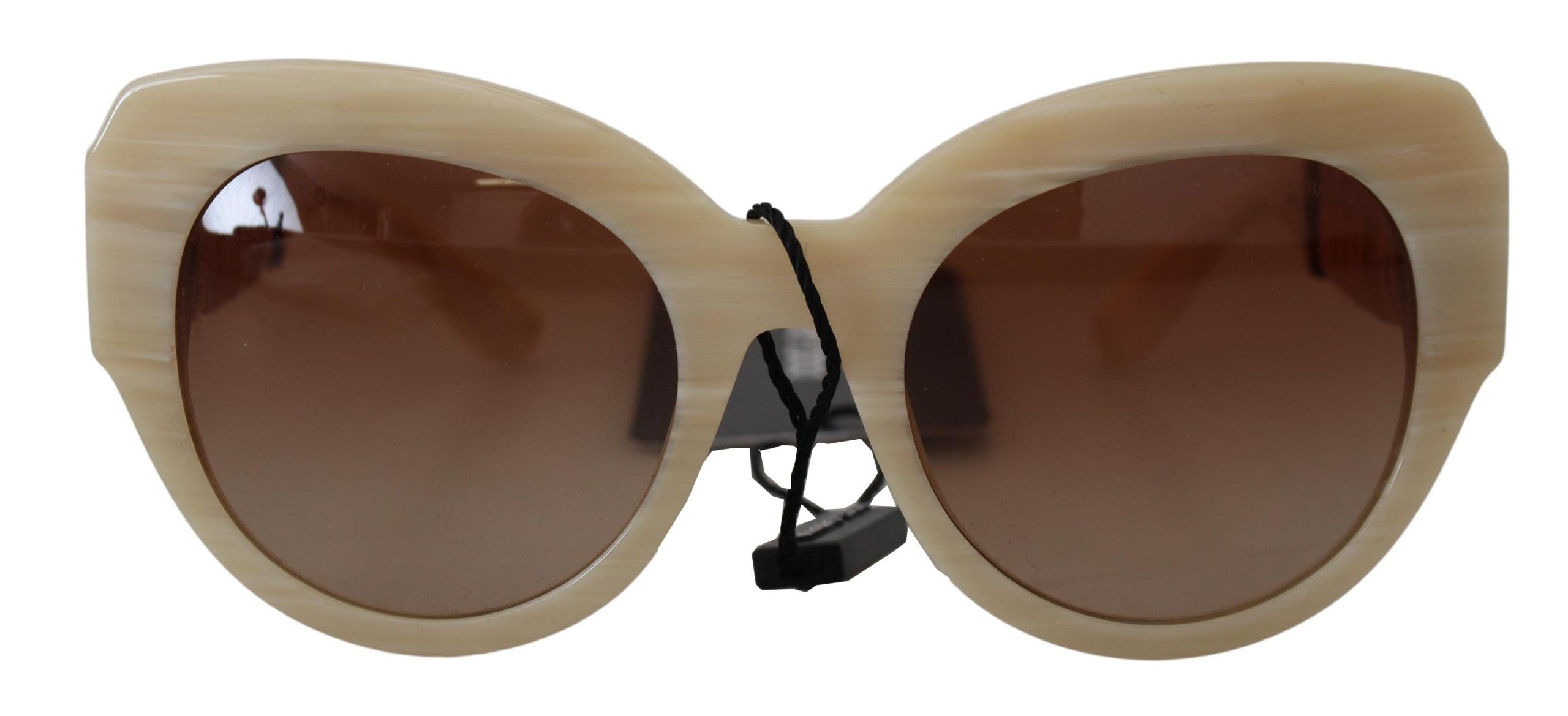 

Женские солнцезащитные очки бежевого цвета Chic Acetate Dolce & Gabbana
