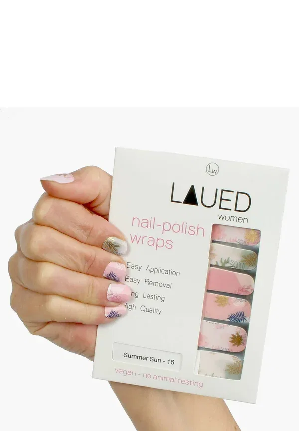 Наклейки для ногтей 12 г Laued nail stickers flower mood summer sun Vargu — фото 2