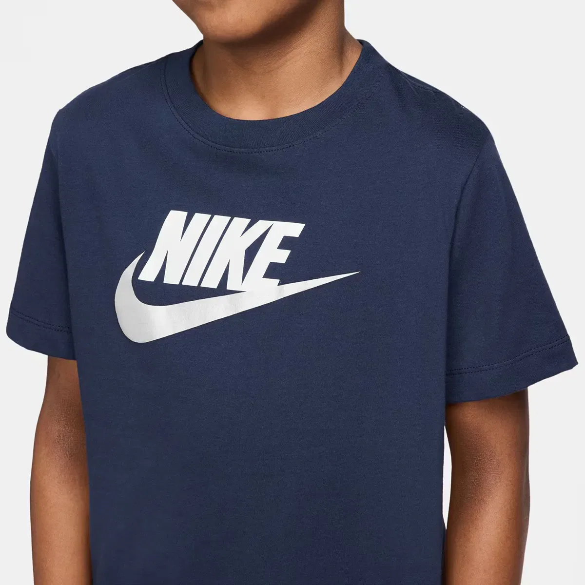 Детское футболка для мальчиков хлопковая Nike, Azul — фото 3
