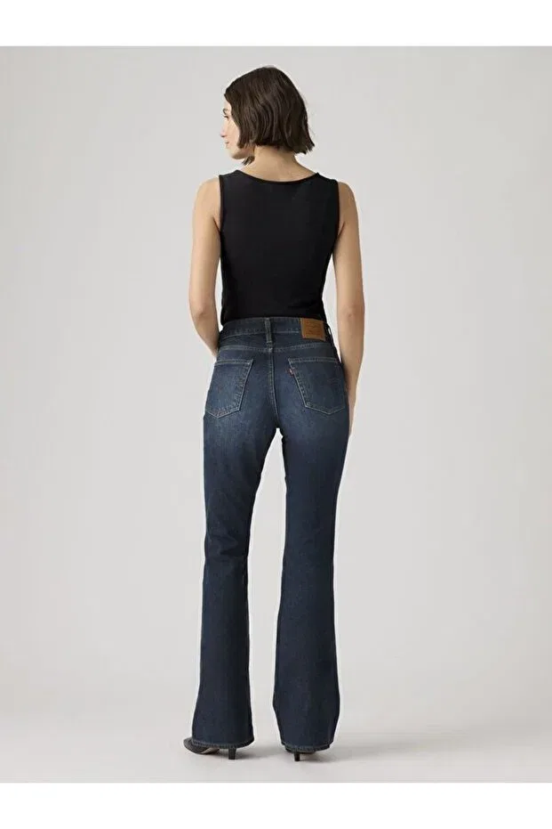 Женские джинсы клеш с завышенной талией Levi'S, Dark Indigo - Worn In — фото 3