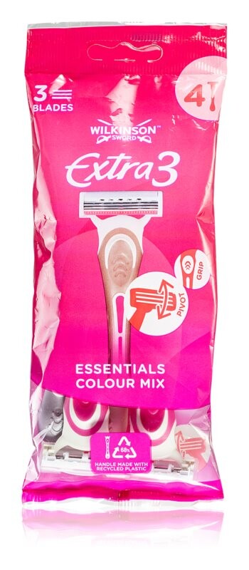 

Одноразовые бритвы 4 шт. Wilkinson Sword Extra 3 Beauty