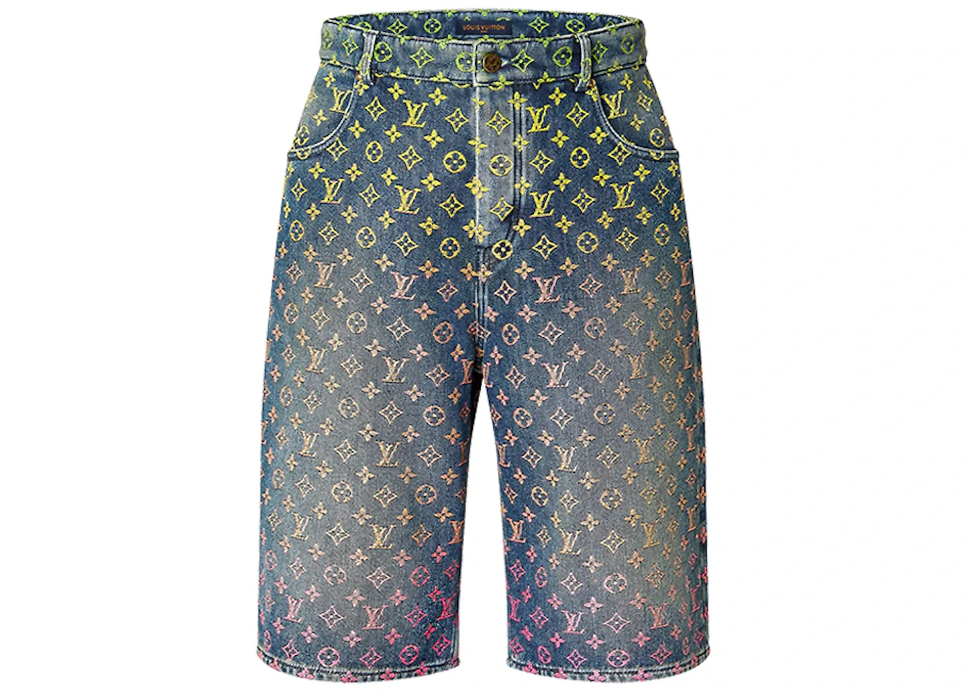 Мужские шорты с принтом Rainbow Monogram Louis Vuitton, Blue