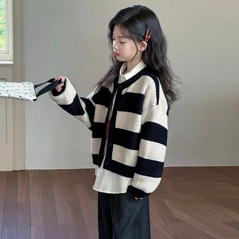 Детский свитер с круглым вырезом Yarn Sweater PLANDOO — фото 3