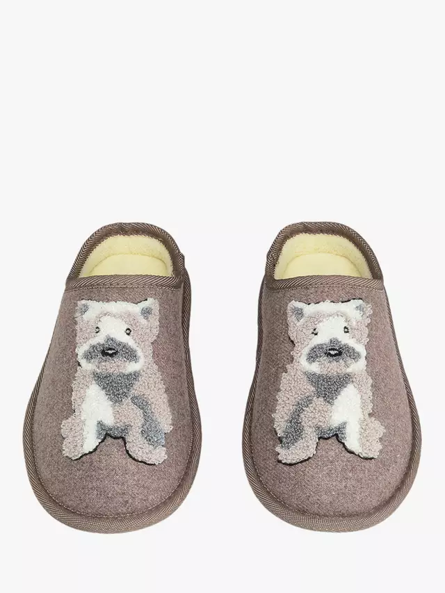 

Тапочки Radley & Friends Embroidered Mule, цвет taupe