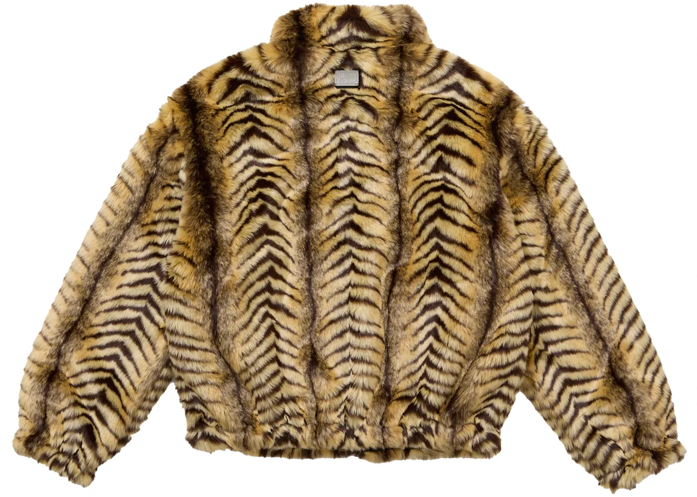 Мужская куртка-бомбер с искусственным мехом Supreme Faux Fur WINDSTOPPER Bomber Jacket, Tan — фото 3