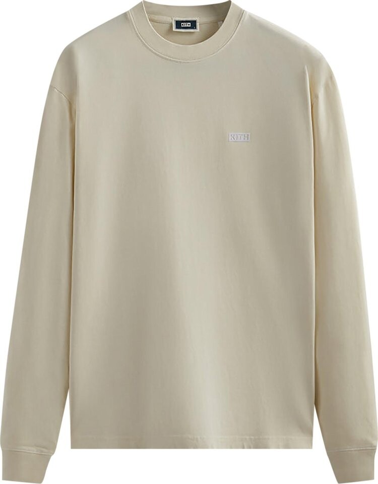 

Лонгслив Kith Long-Sleeve Lax Tee 'Sandrift', кремовый, Бежевый, Лонгслив Kith Long-Sleeve Lax Tee 'Sandrift', кремовый