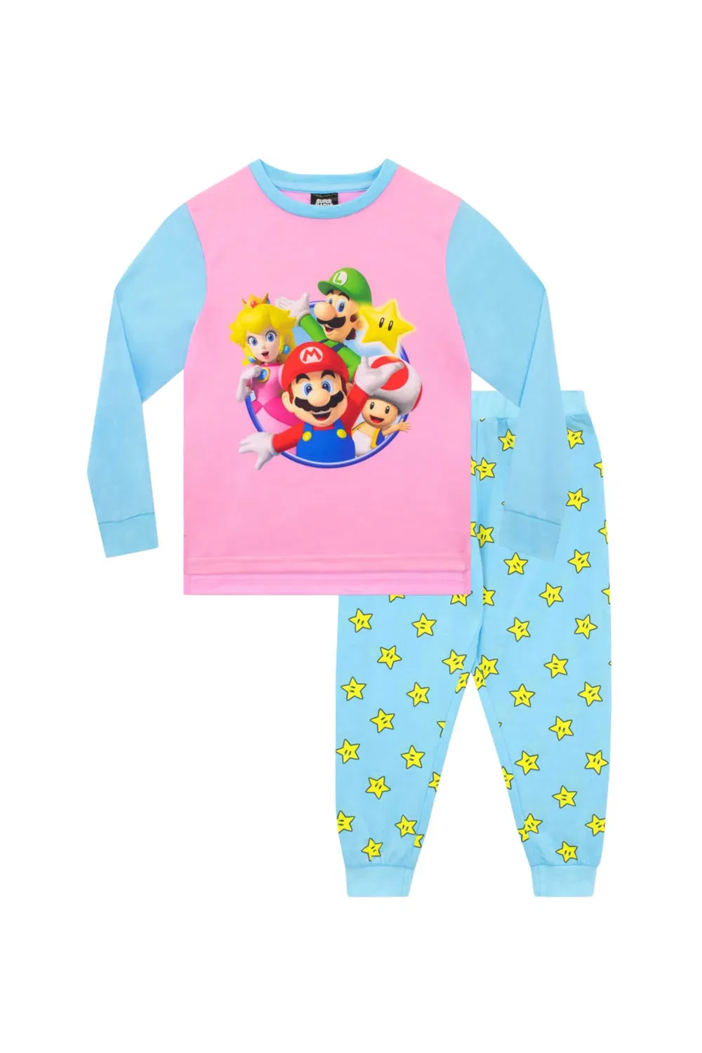 Пижама с длинным рукавом Super Mario Bros, Multi