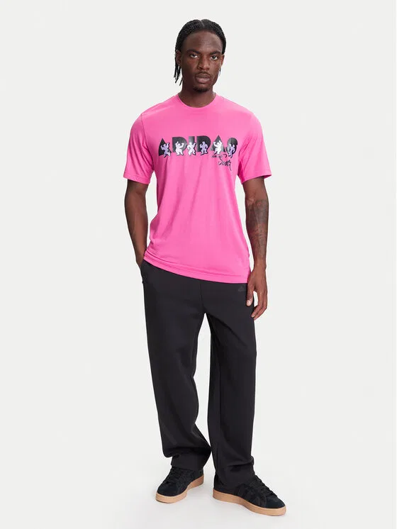 Футболка regular fit Jeremy Scott Adidas, розовый — фото 2