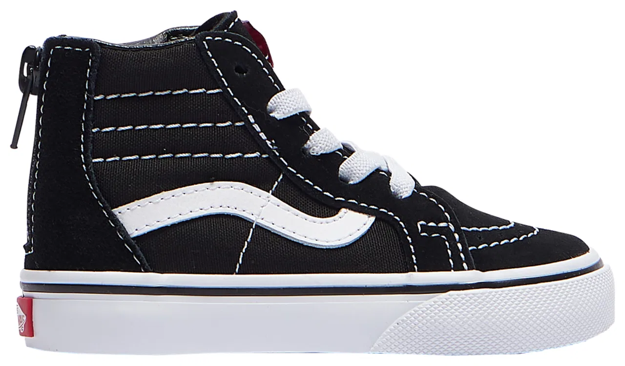 Кроссовки для мальчиков SK8-Hi Zip Vans, цвет True White/Black