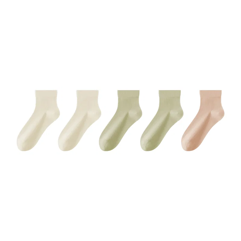 Детские носки-гольфы 5 пар MINISO, Milk White