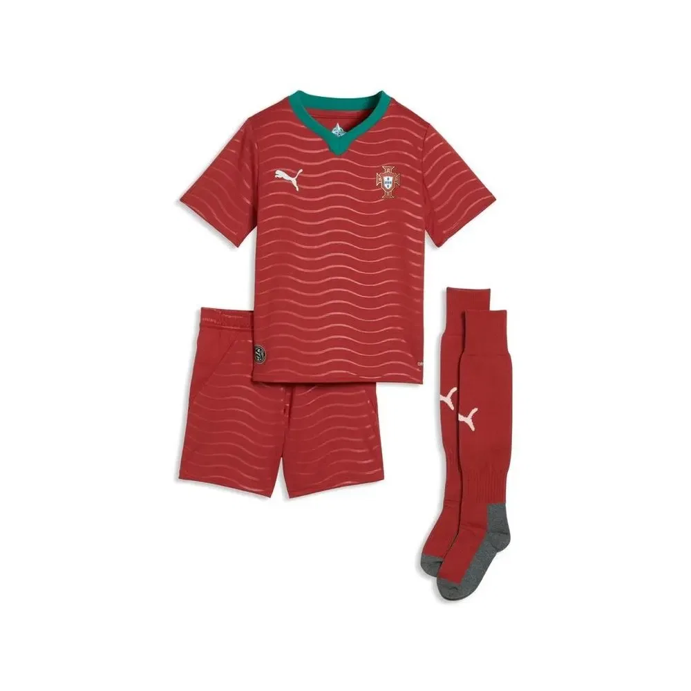 Спортивный костюм детский с логотипом Fpf Home Minikit Puma, красный