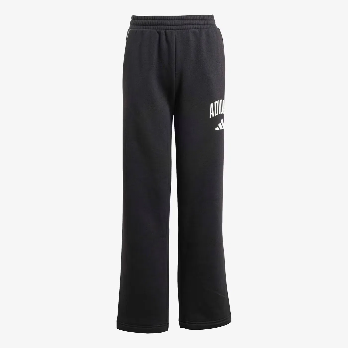 Брюки из флиса с типографским принтом Seasonals Collegiate Typography Adidas, черный