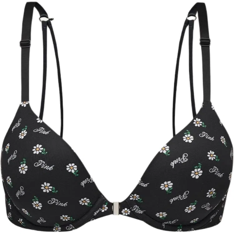 Женский бюстгальтер PINK Bra Black Victoria's Secret