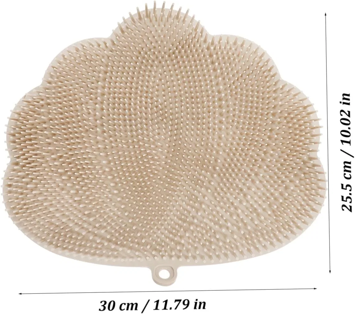 Скребок для тела с присоской, Generisch, 30 x 25.5 x 2 см, Khaki — фото 2