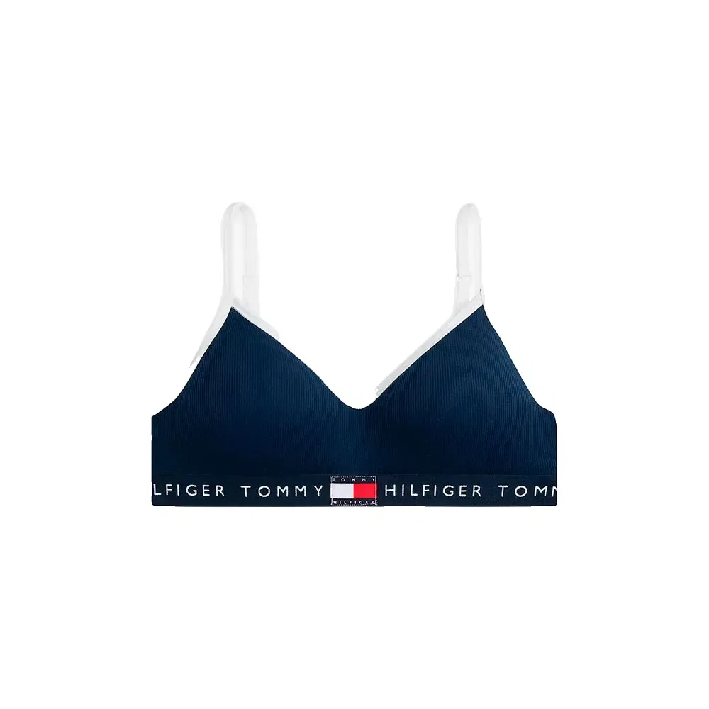 Бюстгальтер Bralette Push-Up Tommy Hilfiger, синий — фото 3