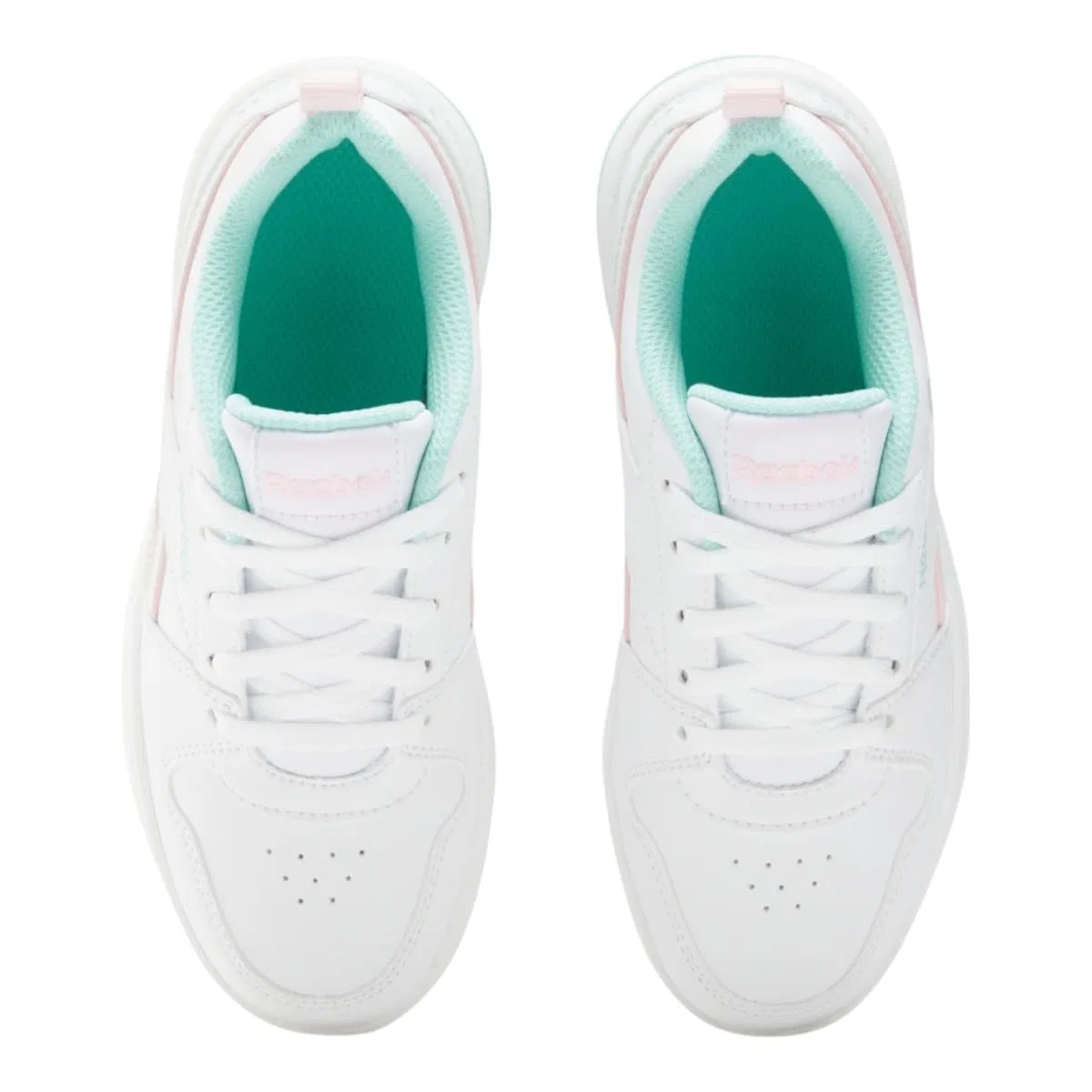 Детские кроссовки для девочек с подсветкой Reebok Royal Prime Step N' Flash, Ftwrwhite Frostedberry Glitchaqua — фото 4